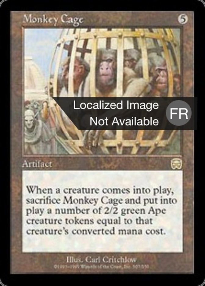 image Cage des singes