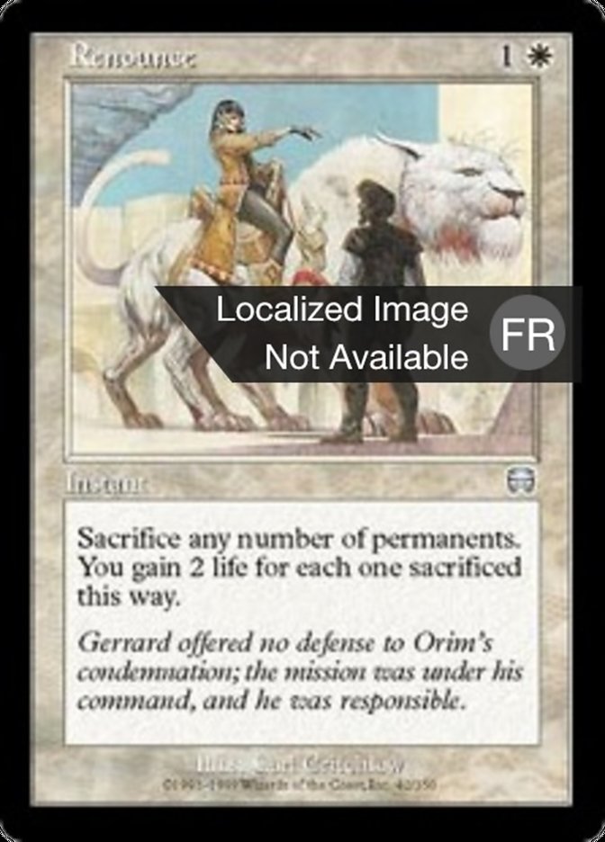 image Renonciation