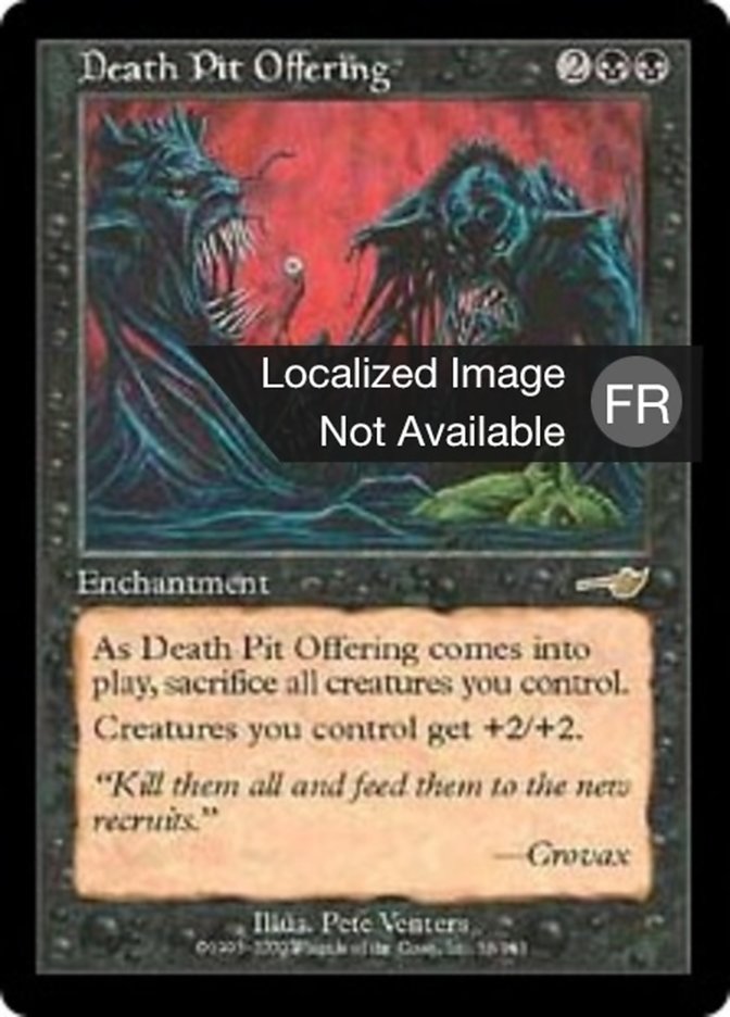 image Offrande à la fosse de la mort