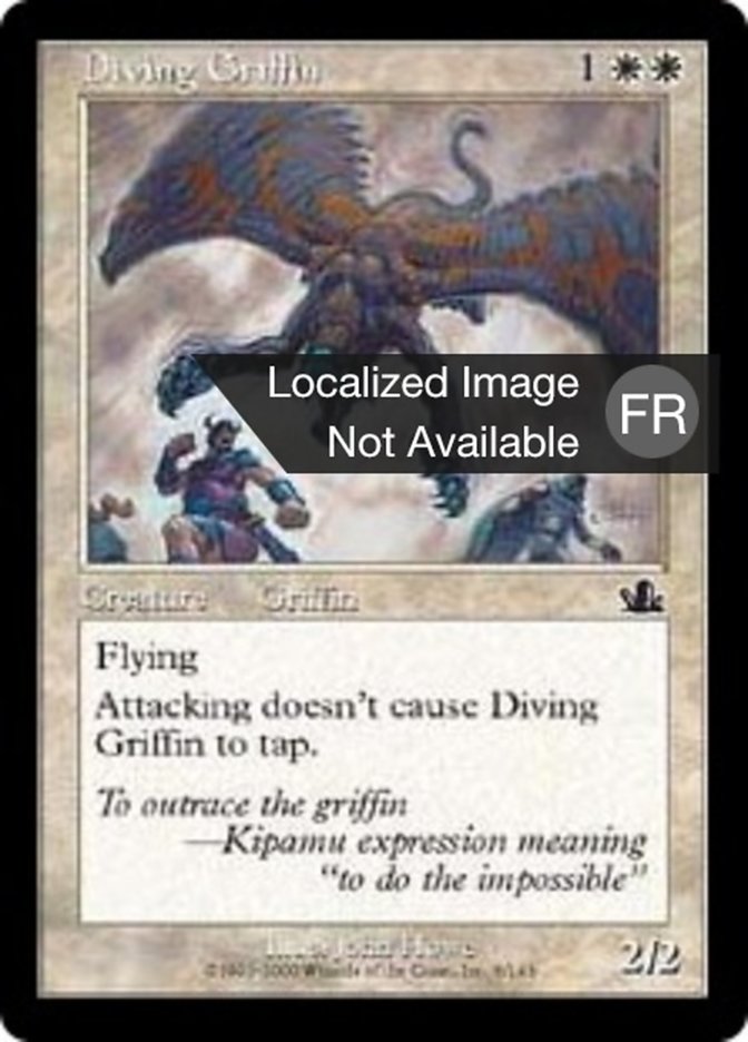 image Griffon plongeur