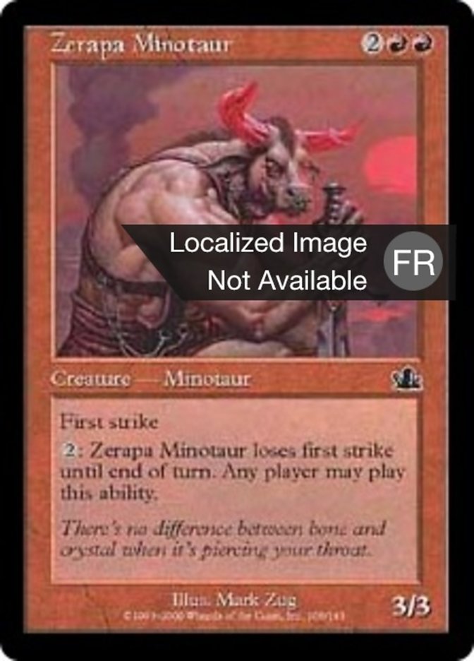 image Minotaure zérapian