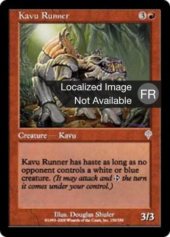image Coureur kavru