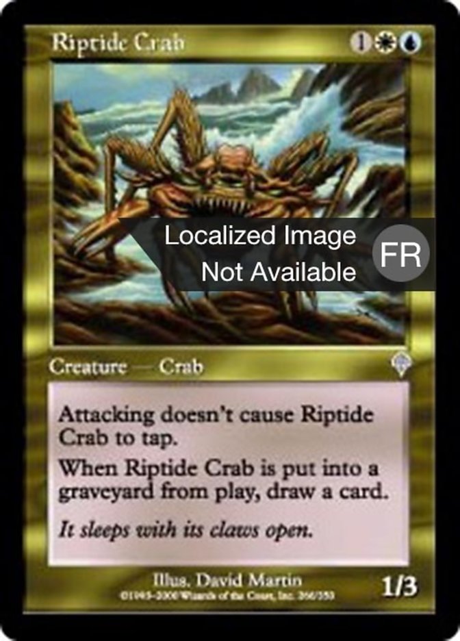 image Crabe du reflux
