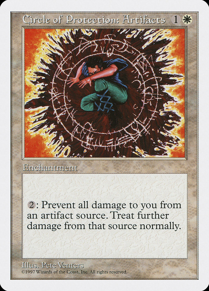 image Circle of Protection: Artifacts