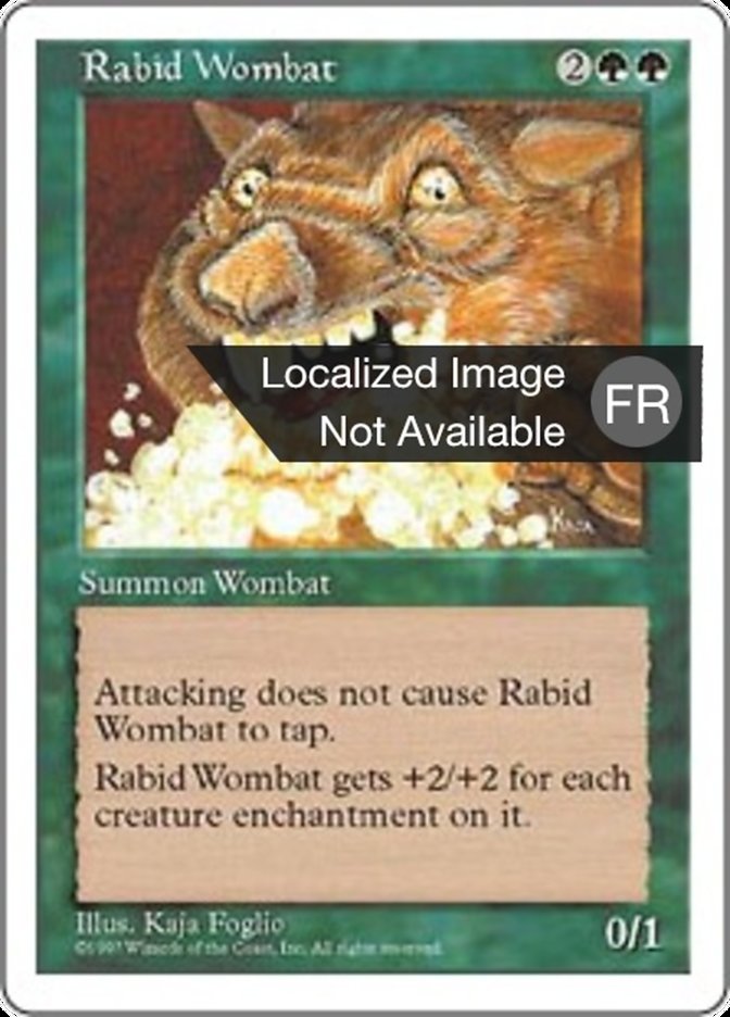 image Wombat enragé