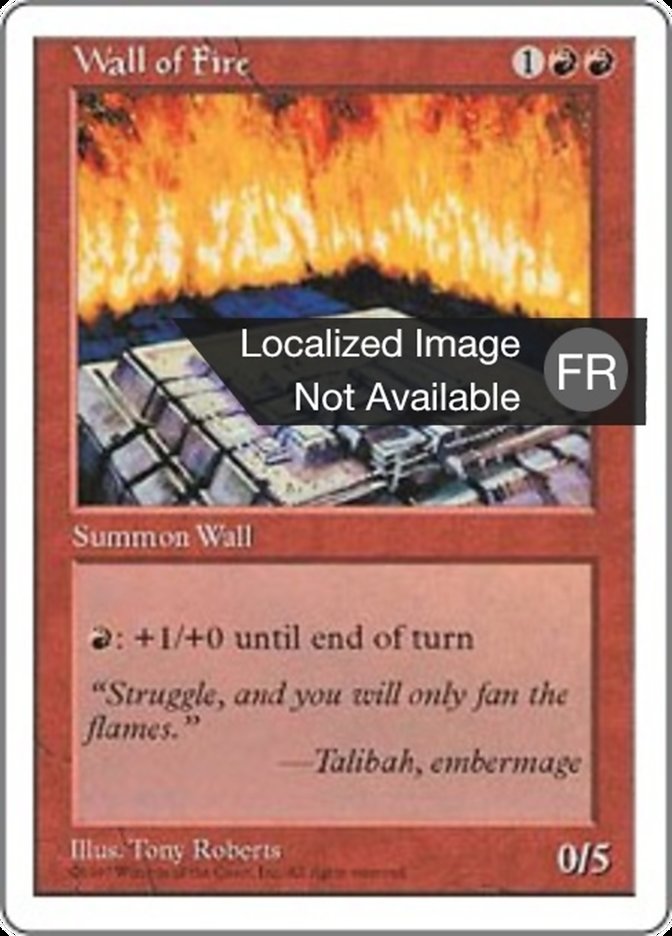image Mur de feu