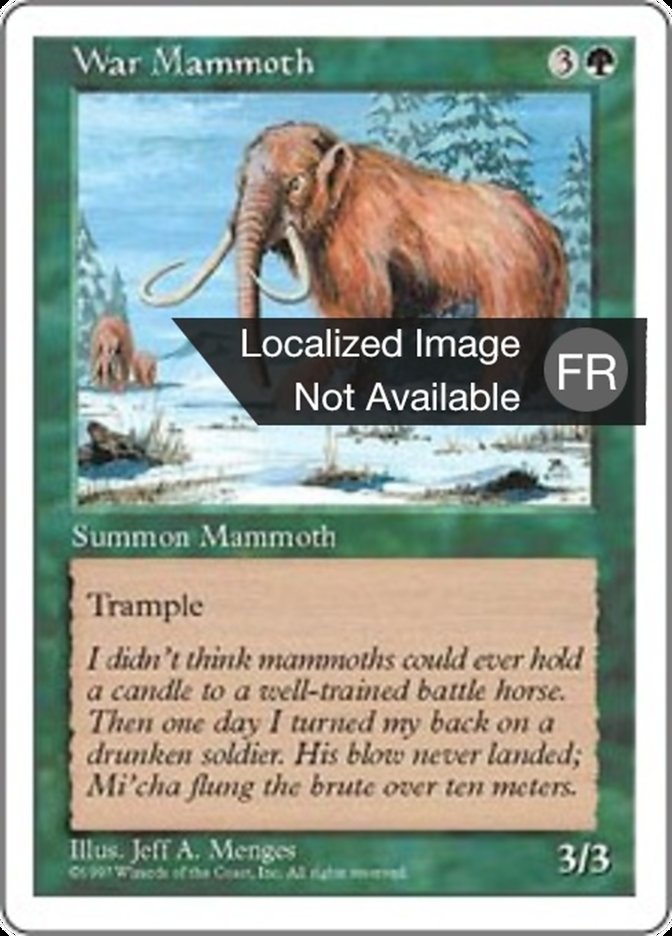 image Mammouth de guerre