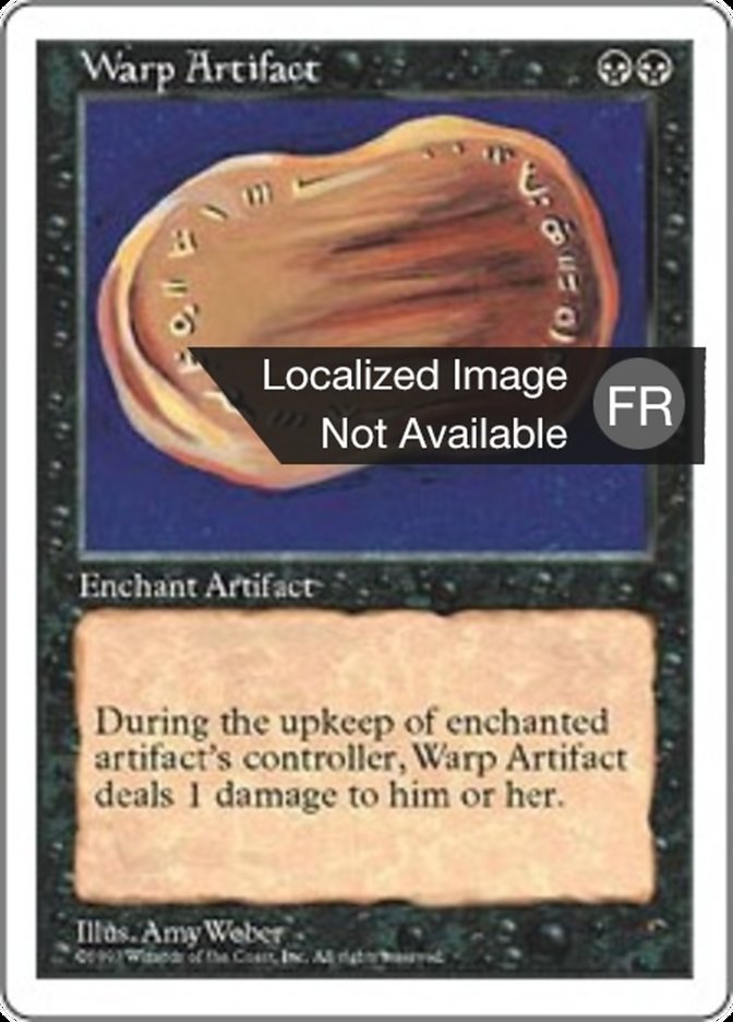 image Distorsion d'artefact