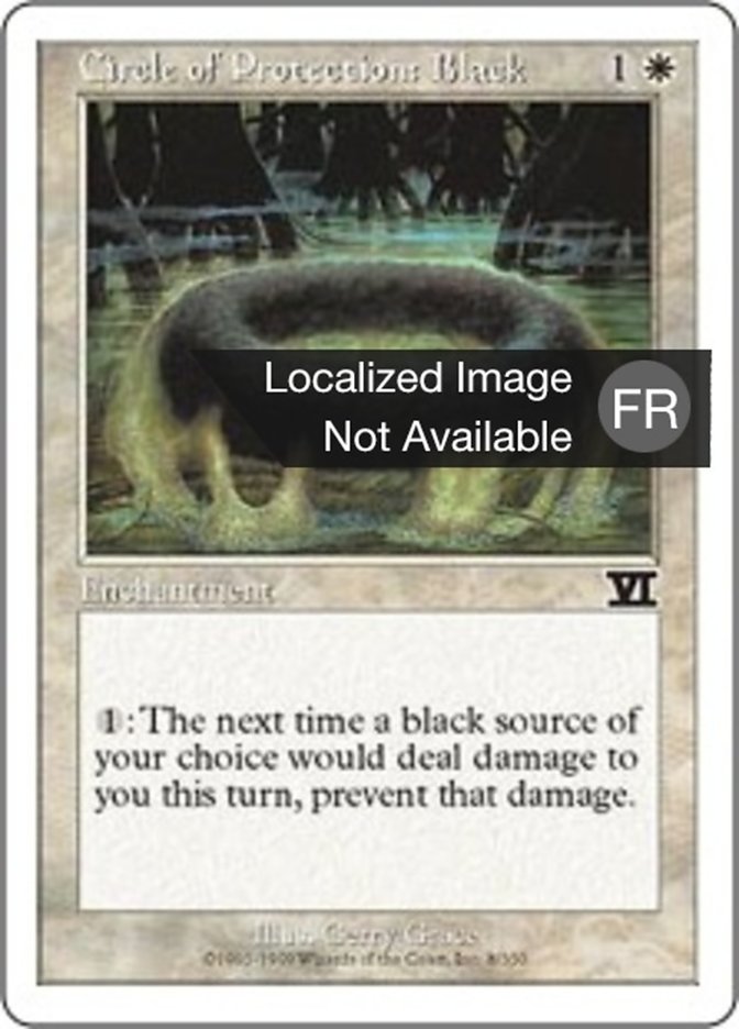 image Cercle de protection : noir