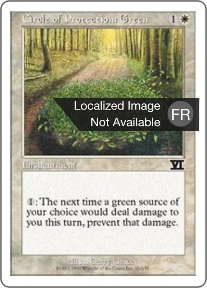 image Cercle de protection : vert