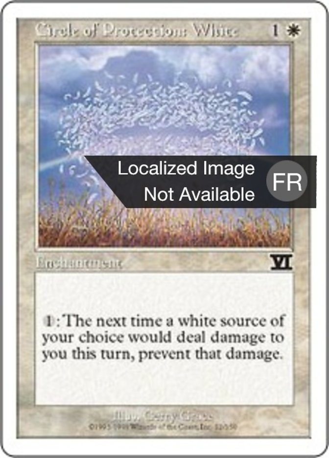 image Cercle de protection : blanc