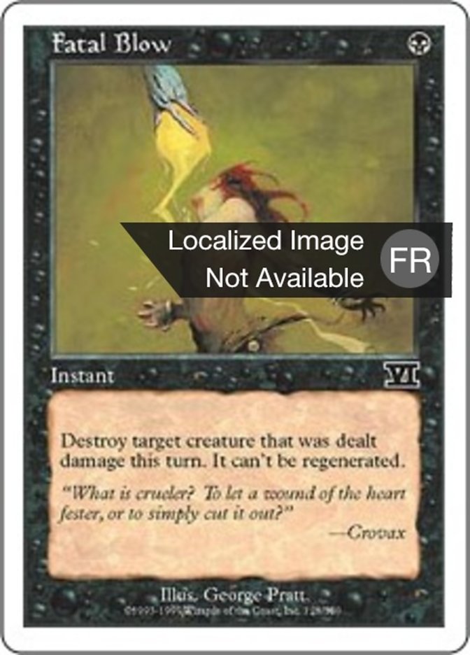 image Coup fatal