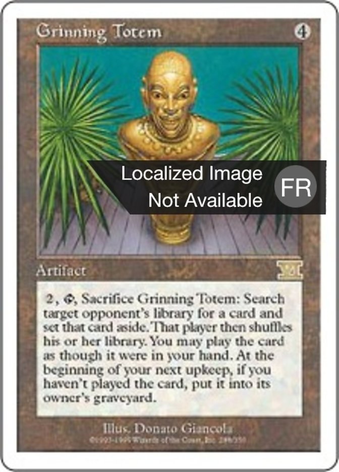 image Totem grimacant