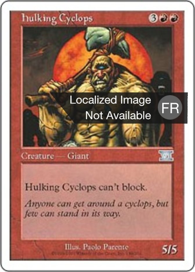 image Cyclope lourdaud