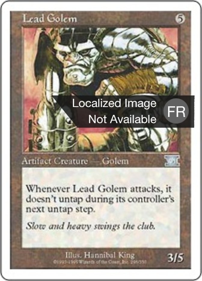 image Golem de plomb