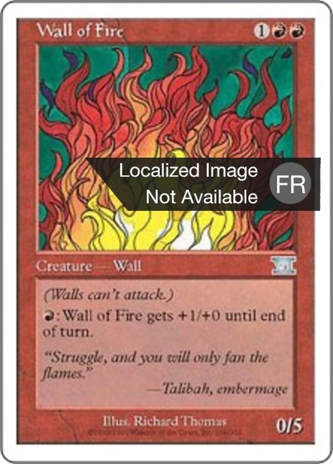 image Mur de feu