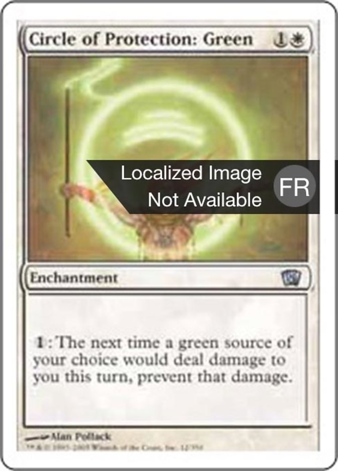 image Cercle de protection : vert