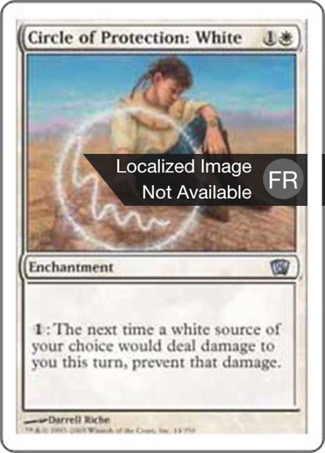 image Cercle de protection : blanc