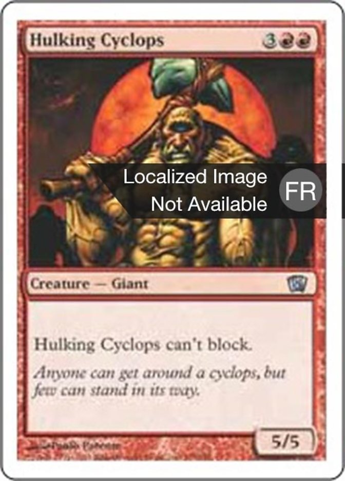 image Cyclope lourdaud