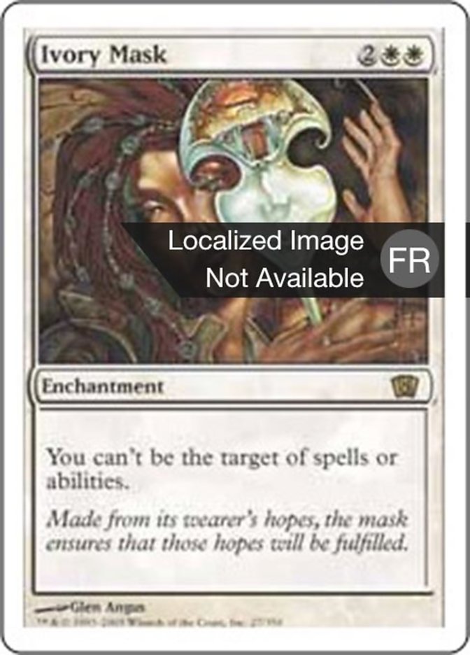 image Masque d'ivoire