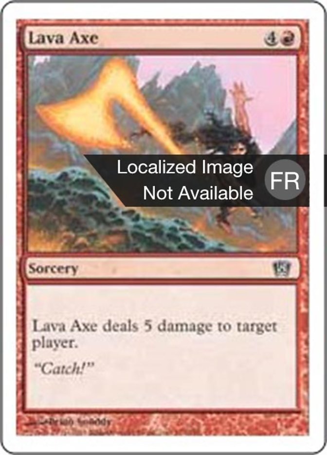 image Hache de lave