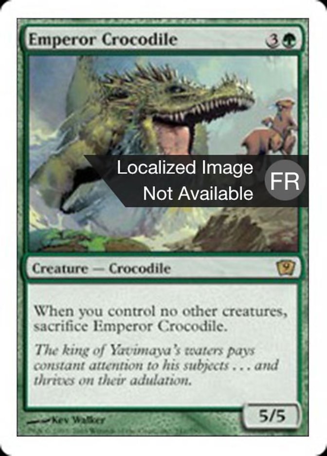 image Crocodile empereur