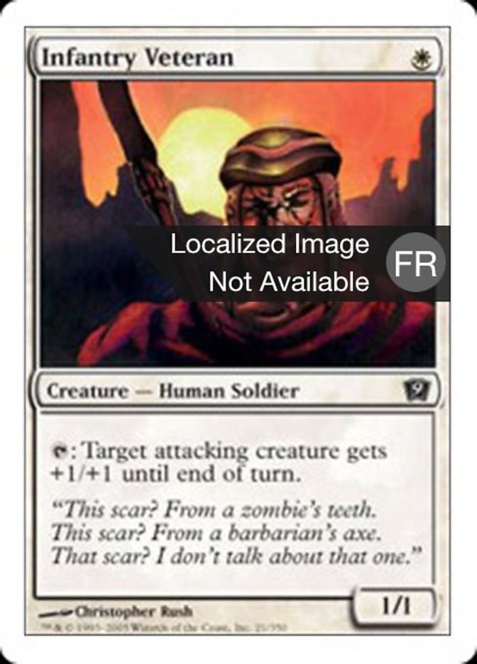 image Vétéran de l'infanterie