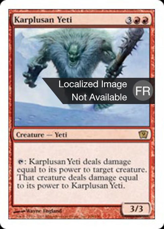 image Yeti karpluséan