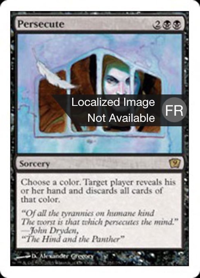 image Persécution