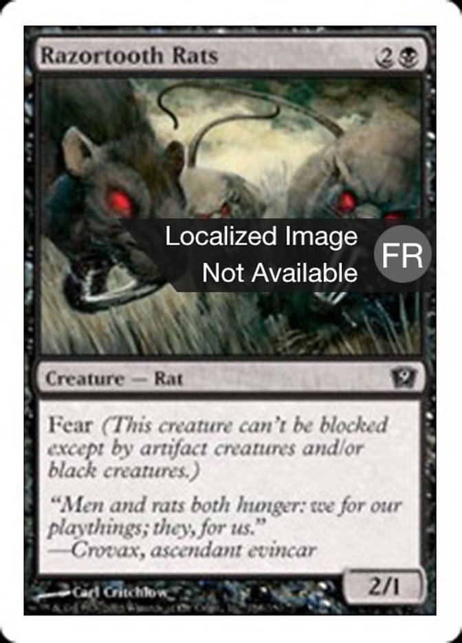 image Rats aux dents tranchantes
