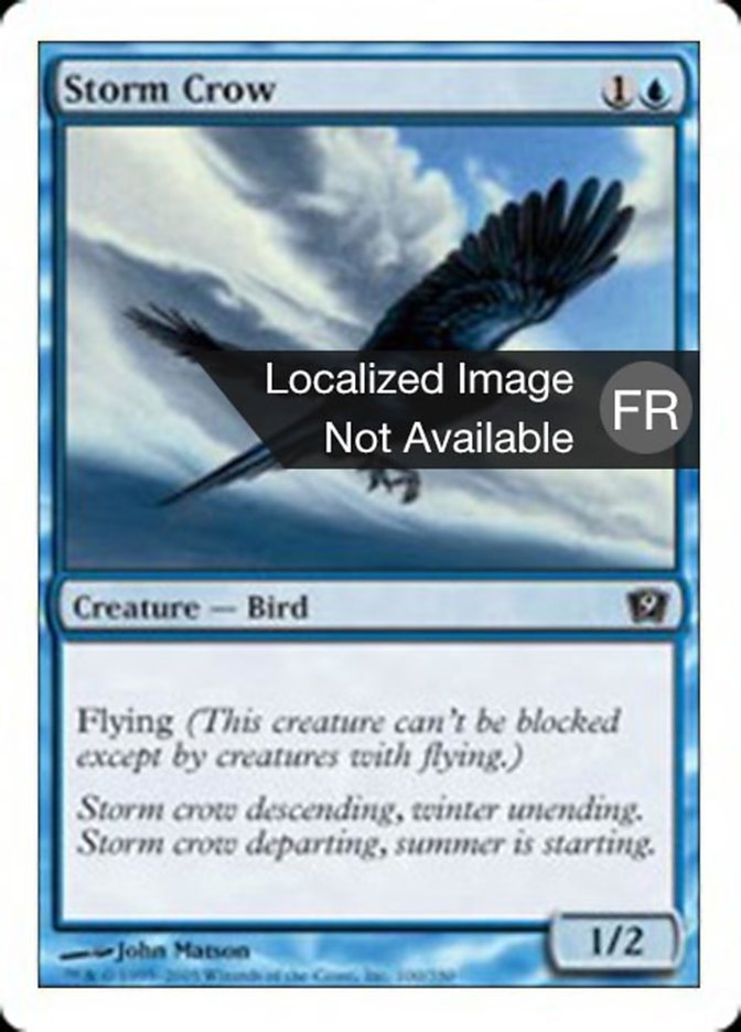 image Corbeau de l'orage