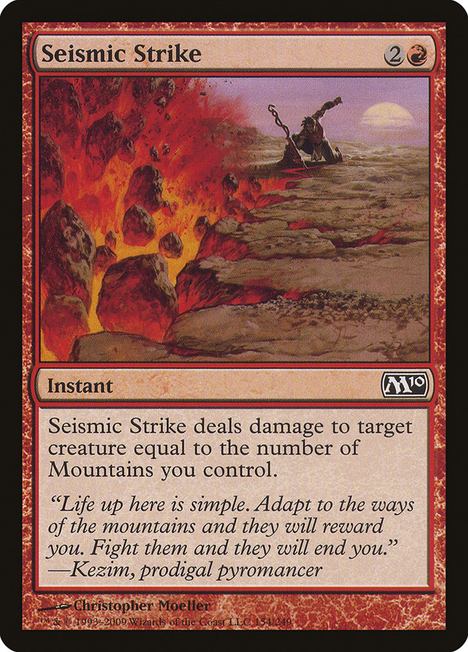 image Seismic Strike
