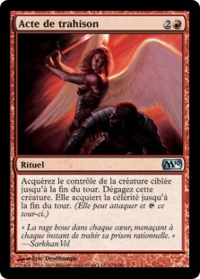 image Acte de trahison