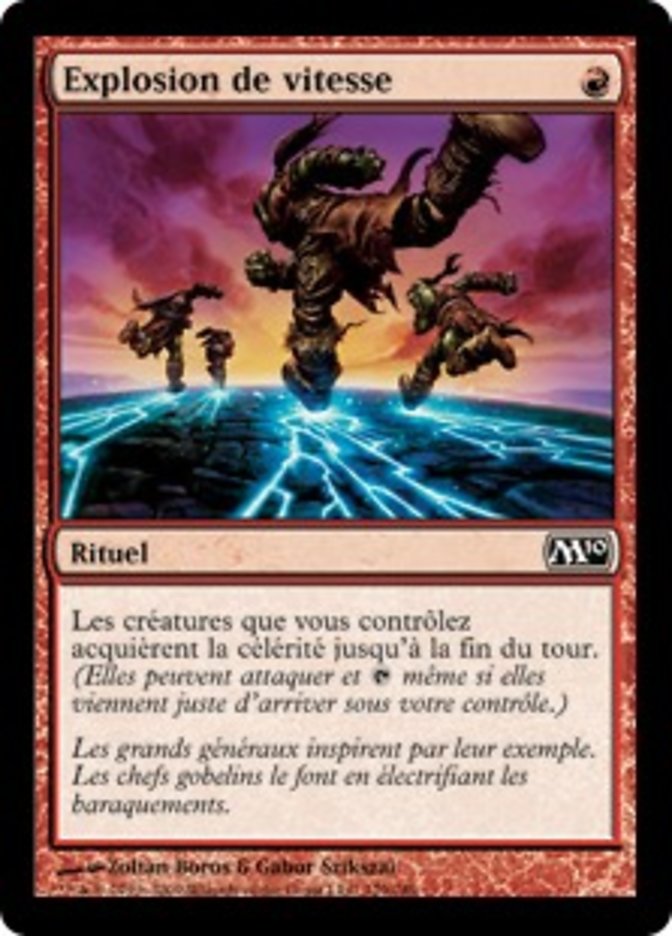 image Explosion de vitesse