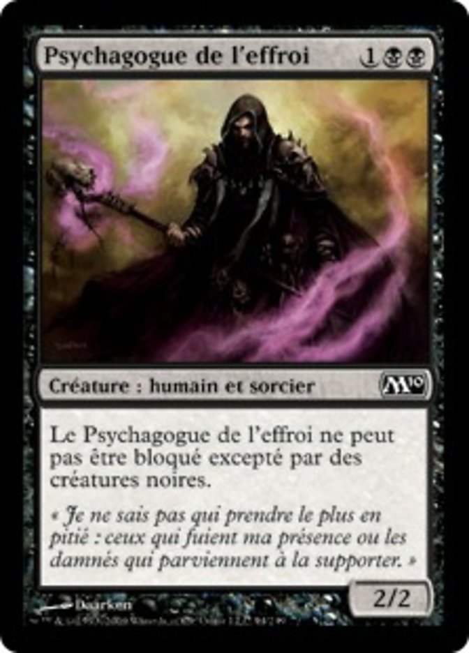 image Psychagogue de l'effroi