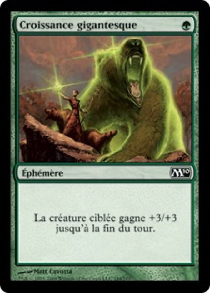 image Croissance gigantesque