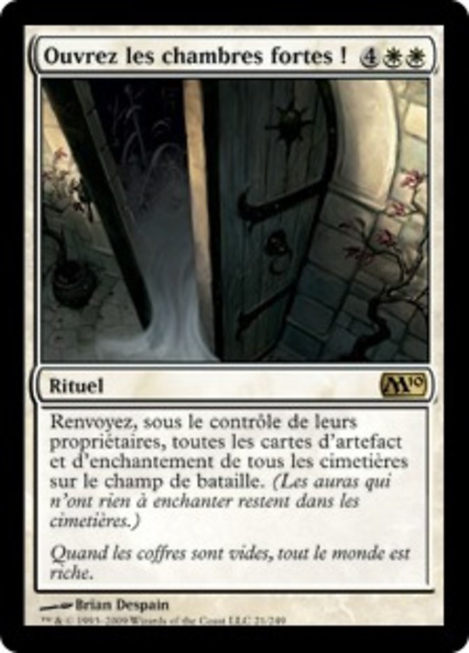 image Ouvrez les chambres fortes !
