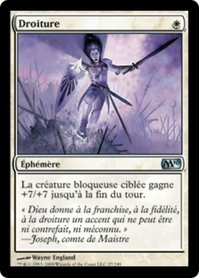 image Droiture