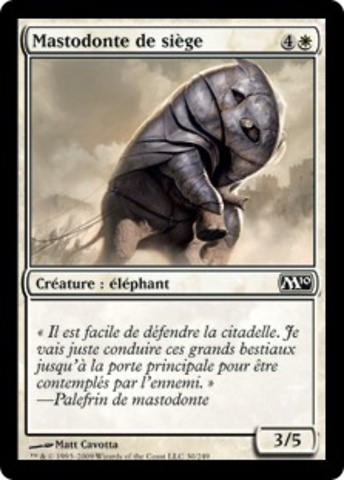 image Mastodonte de siège