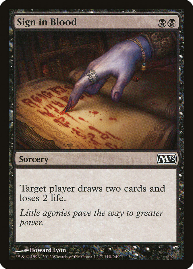 image Sign in Blood