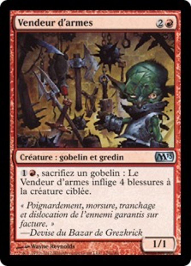image Vendeur d'armes