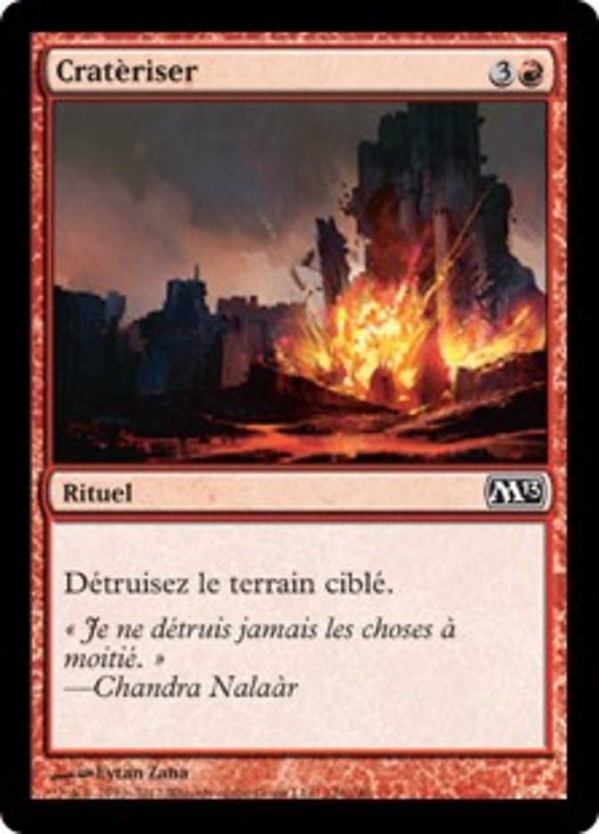 image Cratèriser