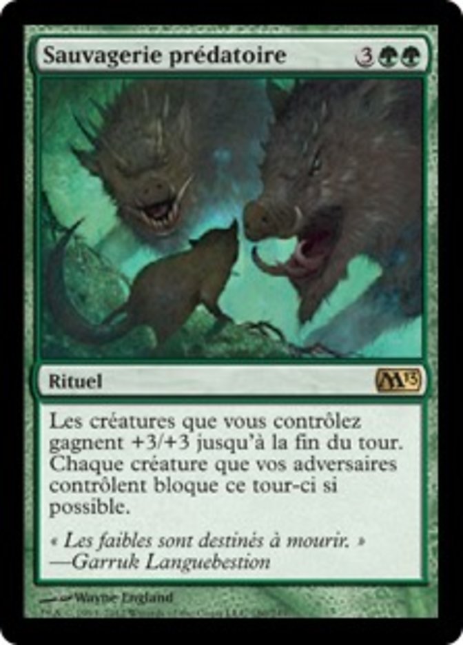 image Sauvagerie prédatoire