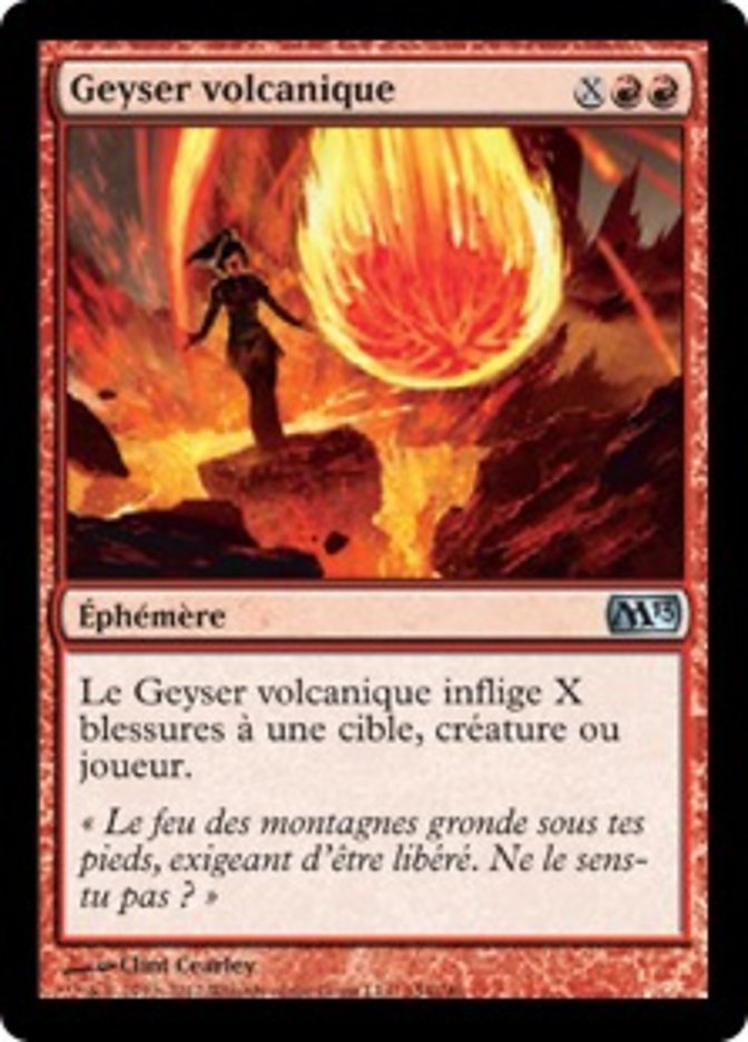 image Geyser volcanique