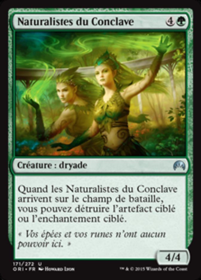 image Naturalistes du Conclave