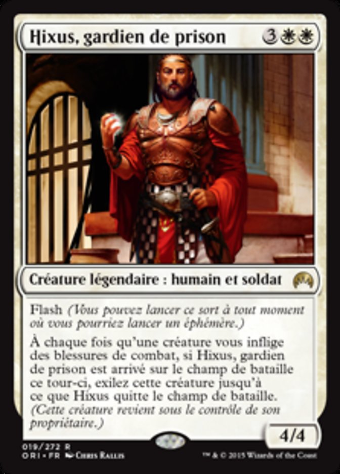 image Hixus, gardien de prison