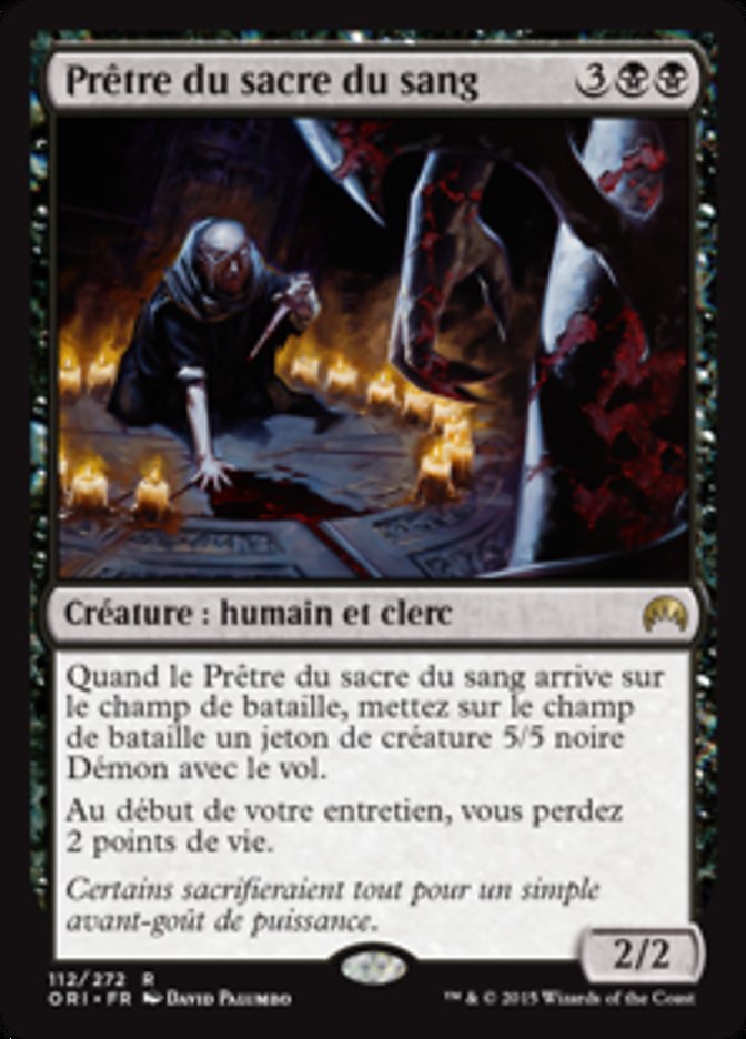image Prêtre du sacre du sang