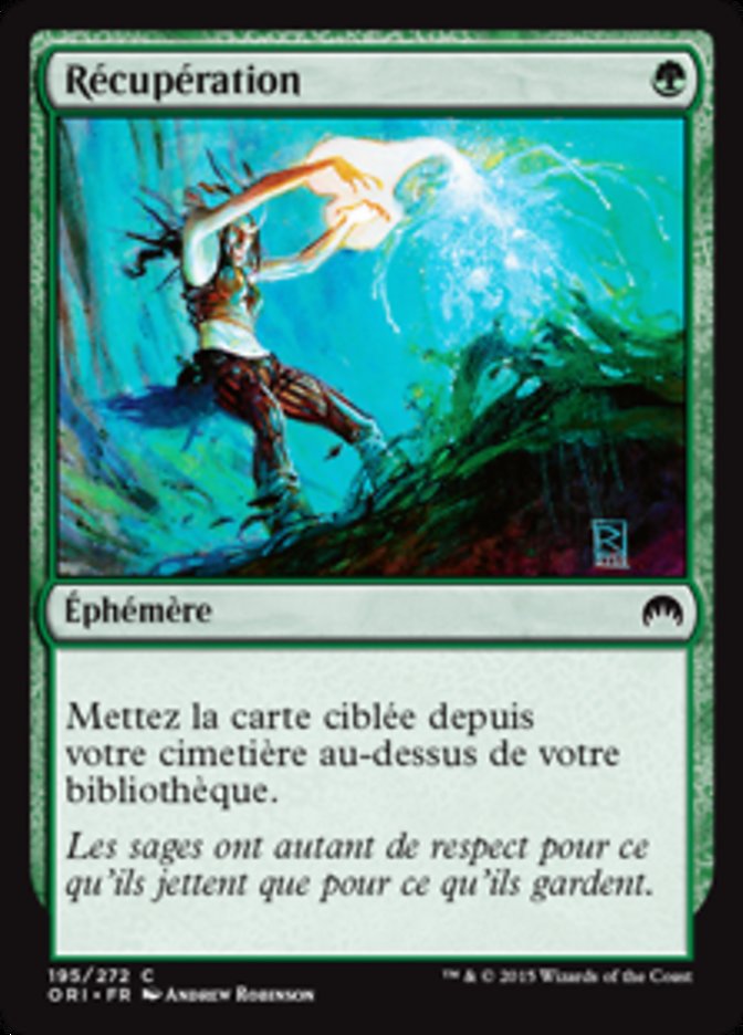 image Récupération