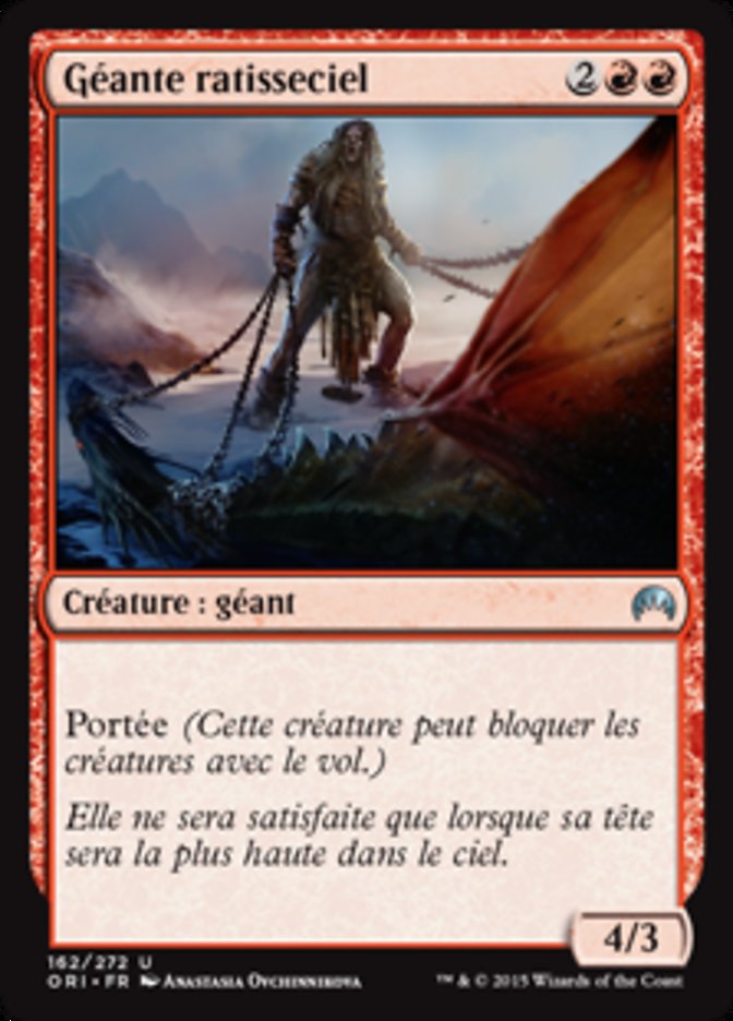 image Géante ratisseciel