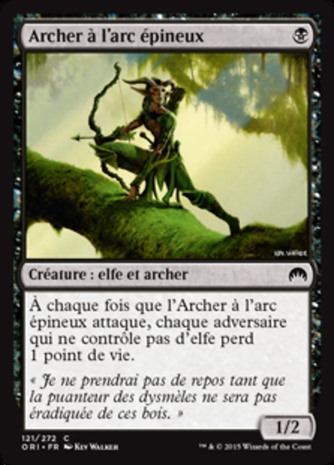 image Archer à l'arc épineux